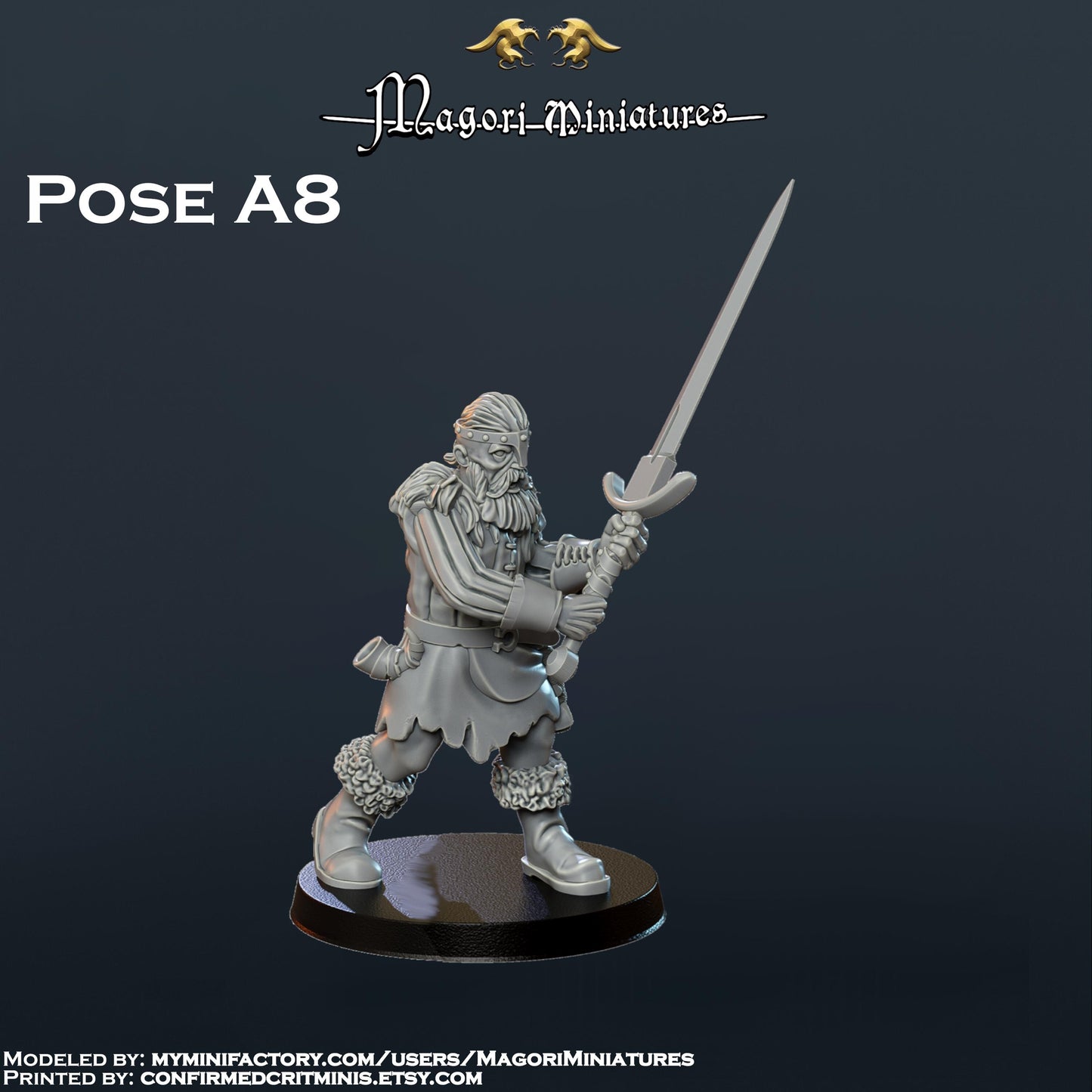 Norsemen Warband Miniatures - by Magori Miniatures