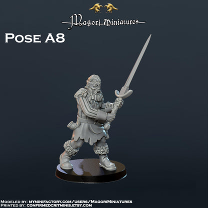 Norsemen Warband Miniatures - by Magori Miniatures