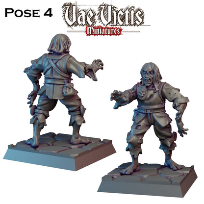 Undead Zombie Horde Miniatures - by Vae Victis Miniatures
