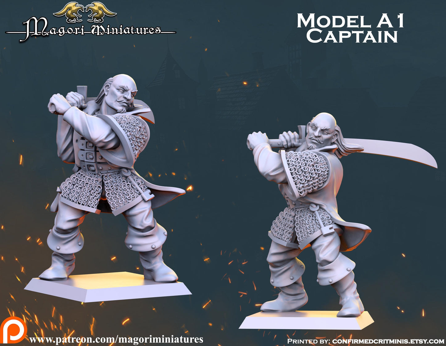 Witch Hunter Warband Miniatures - by Magori Miniatures