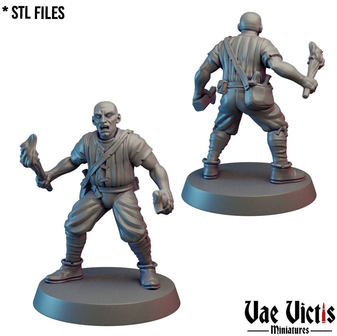 Peasant Mob Miniatures SET B - by Vae Victis Miniatures