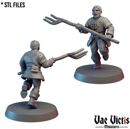 Peasant Mob Miniatures SET B - by Vae Victis Miniatures