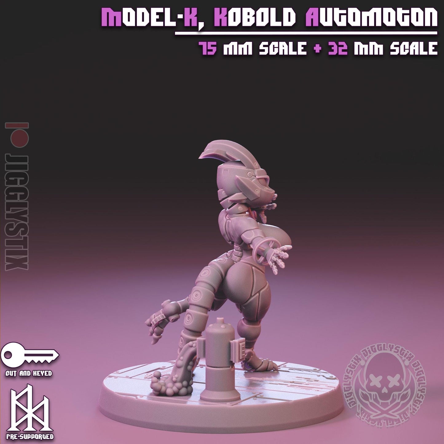 Model-K, the Kobold Automaton Miniature - by Jigglystix