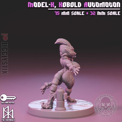 Model-K, the Kobold Automaton Miniature - by Jigglystix