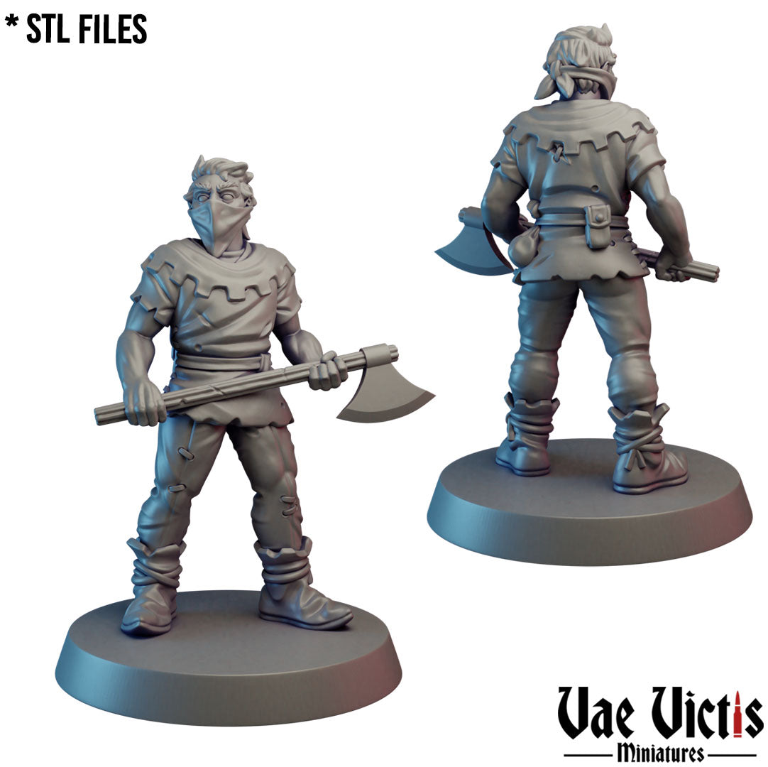 Peasant Mob Miniatures SET B - by Vae Victis Miniatures