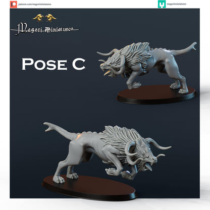 Chaos Warhound Miniatures - by Magori Miniatures