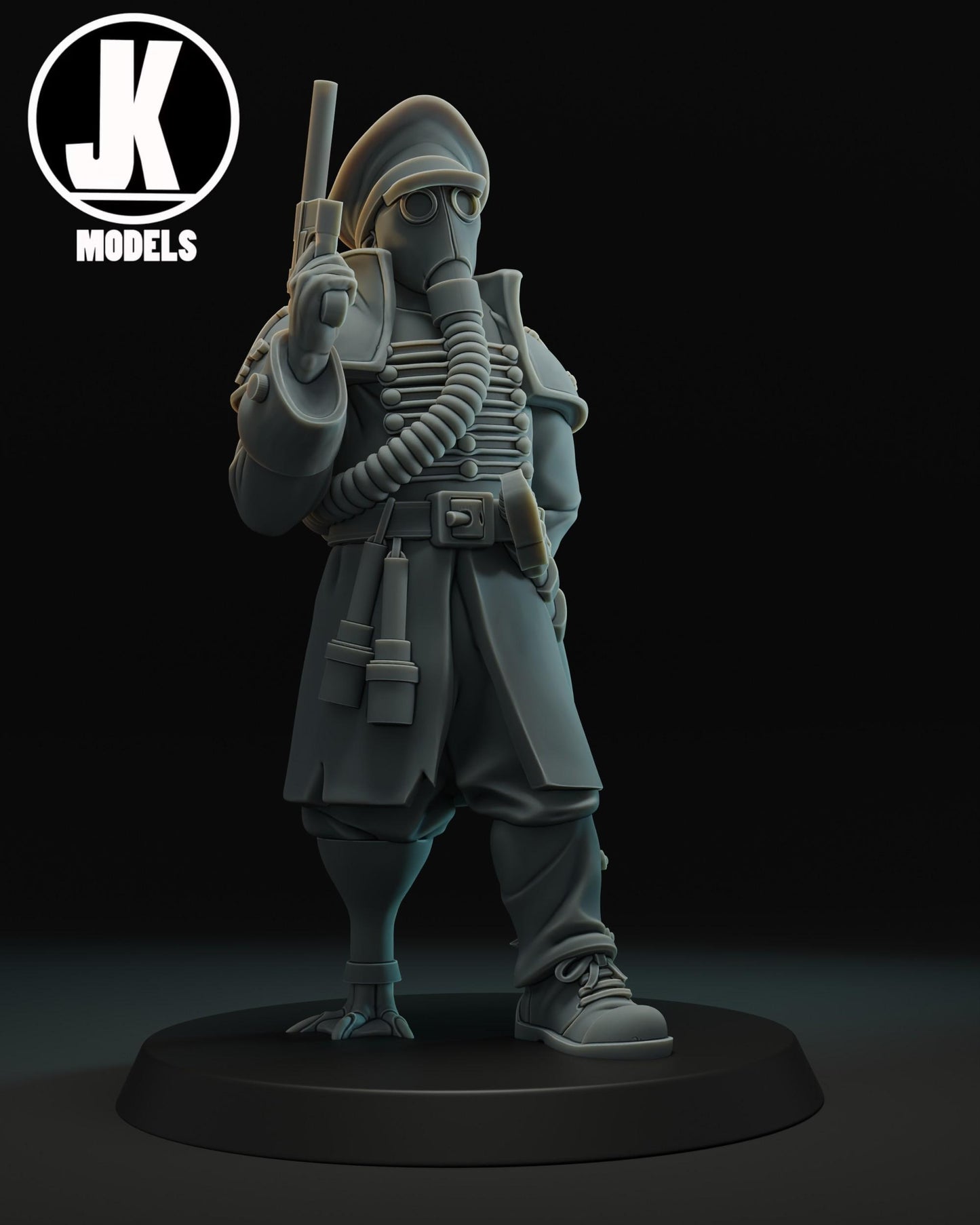 Infernal Officer Miniature - JK Remo Models