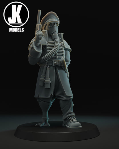 Infernal Officer Miniature - JK Remo Models
