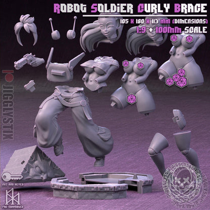 Robot Soldier Curly Brace Miniature - by Jigglystix