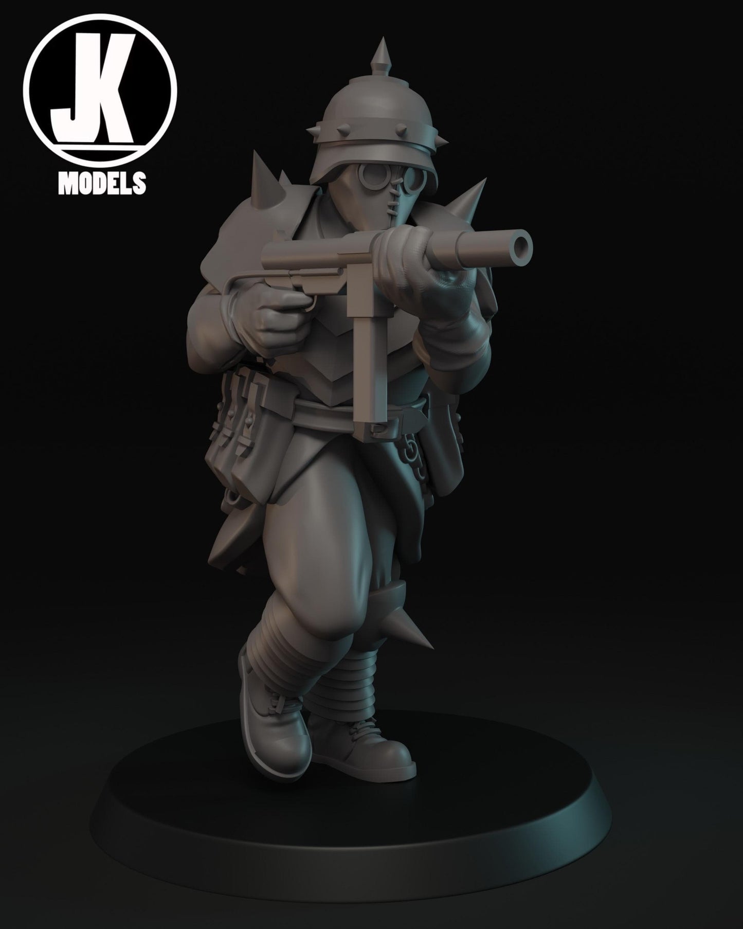 Infernal Infantry with SMG Miniature - JK Remo Models