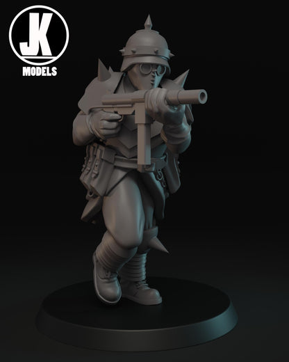 Infernal Infantry with SMG Miniature - JK Remo Models