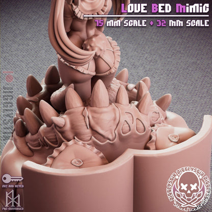 Love Bed Mimic Miniature - by Jigglystix