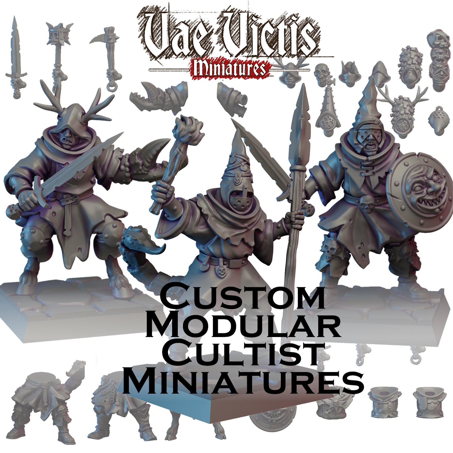 Modular Cultist Miniatures - by Vae Victis Miniatures