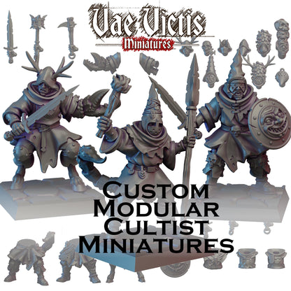 Modular Cultist Miniatures - by Vae Victis Miniatures
