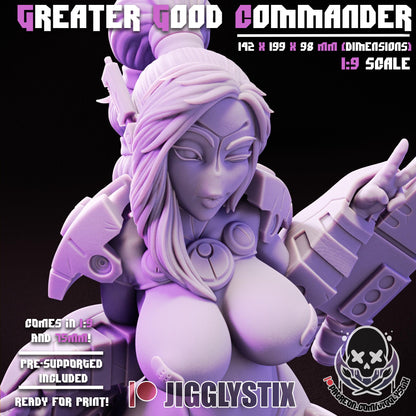 Greater Good Commander Miniature - by Jigglystix