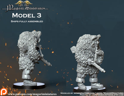 Masked Forest Dweller Warband Miniatures - by Magori Miniatures