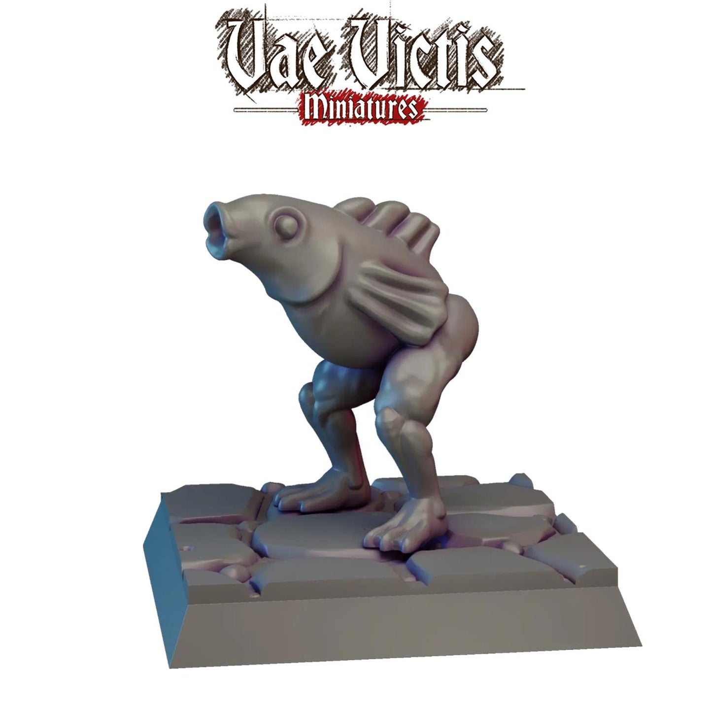 Reverse Merman Miniature - by Vae Victis Miniatures