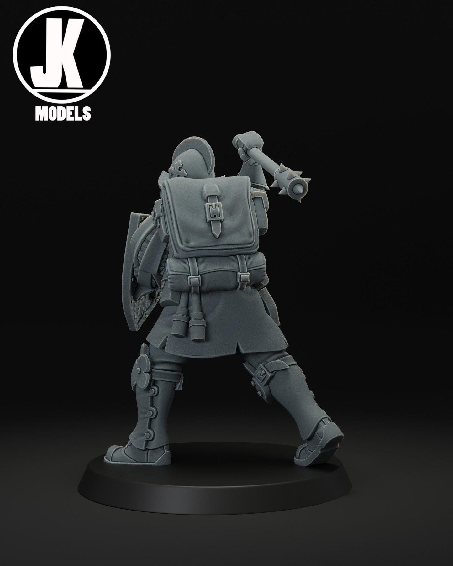 Papal Melee Trooper Miniature - JK Remo Models