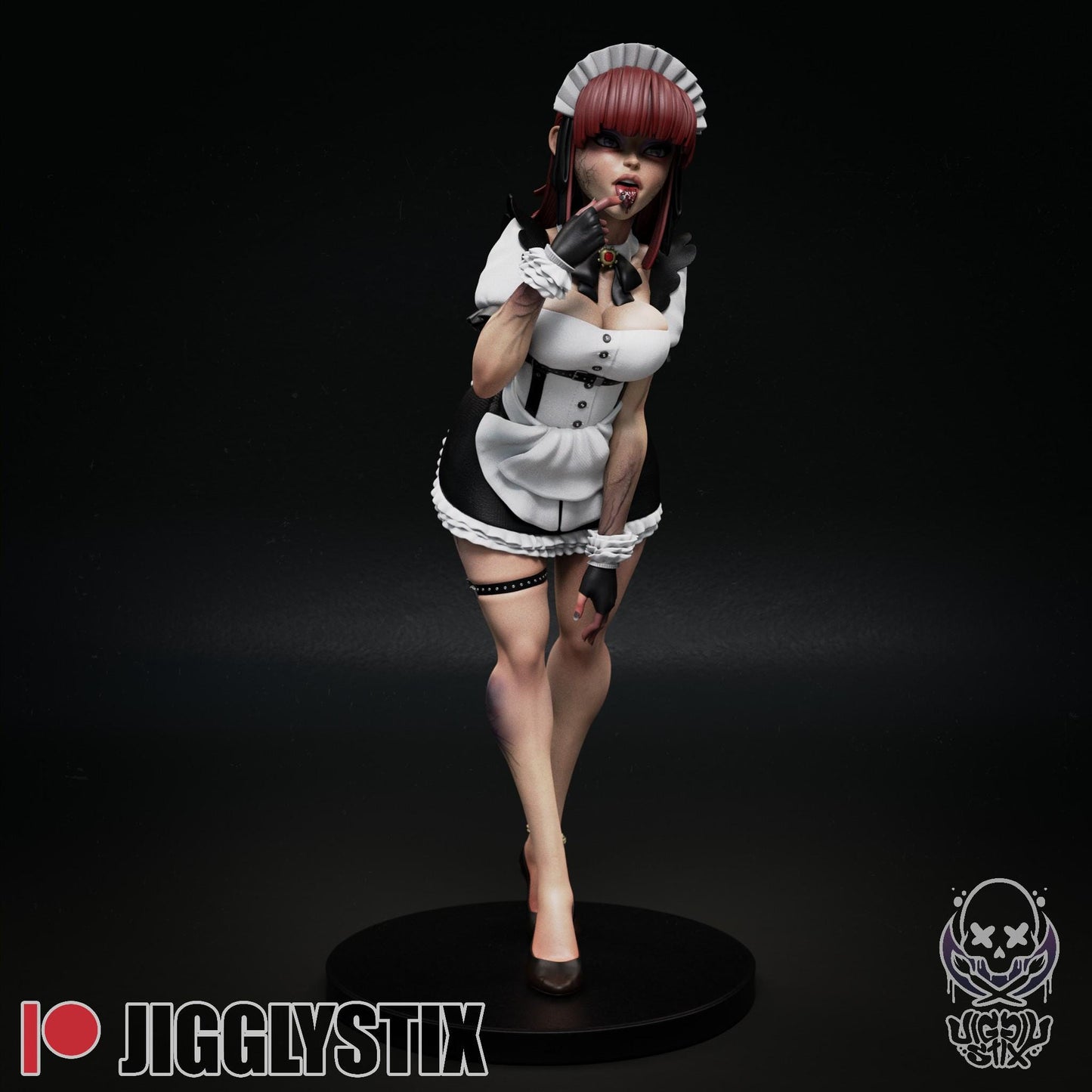 Eldritch Maid Miniature - by Jigglystix