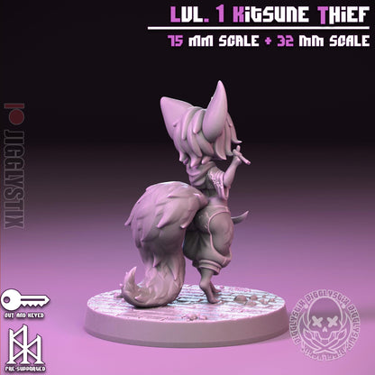 Lvl 1 Kitsune Thief - by Jigglystix