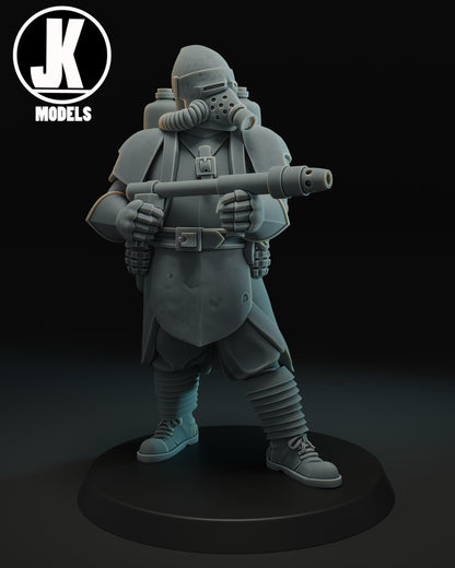 Trench Flamethrower Miniature - JK Remo Models