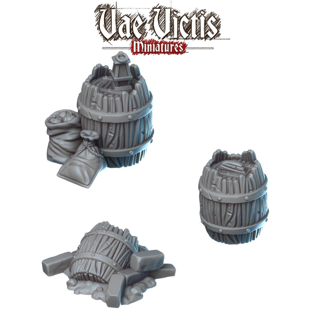 Barricades Miniatures Scatter Terrain - by Vae Victis Miniatures