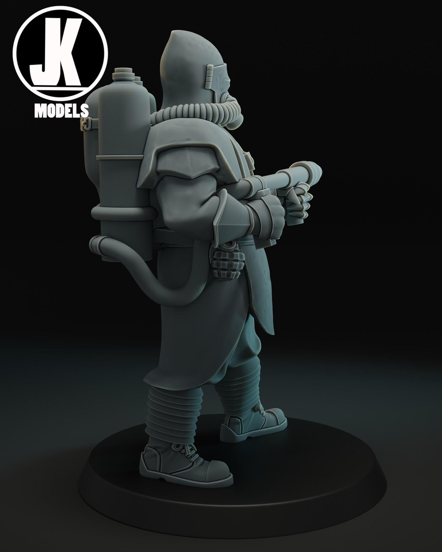 Trench Flamethrower Miniature - JK Remo Models