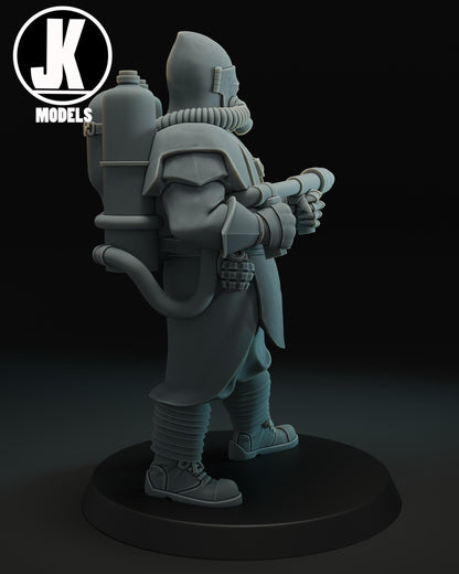 Trench Flamethrower Miniature - JK Remo Models