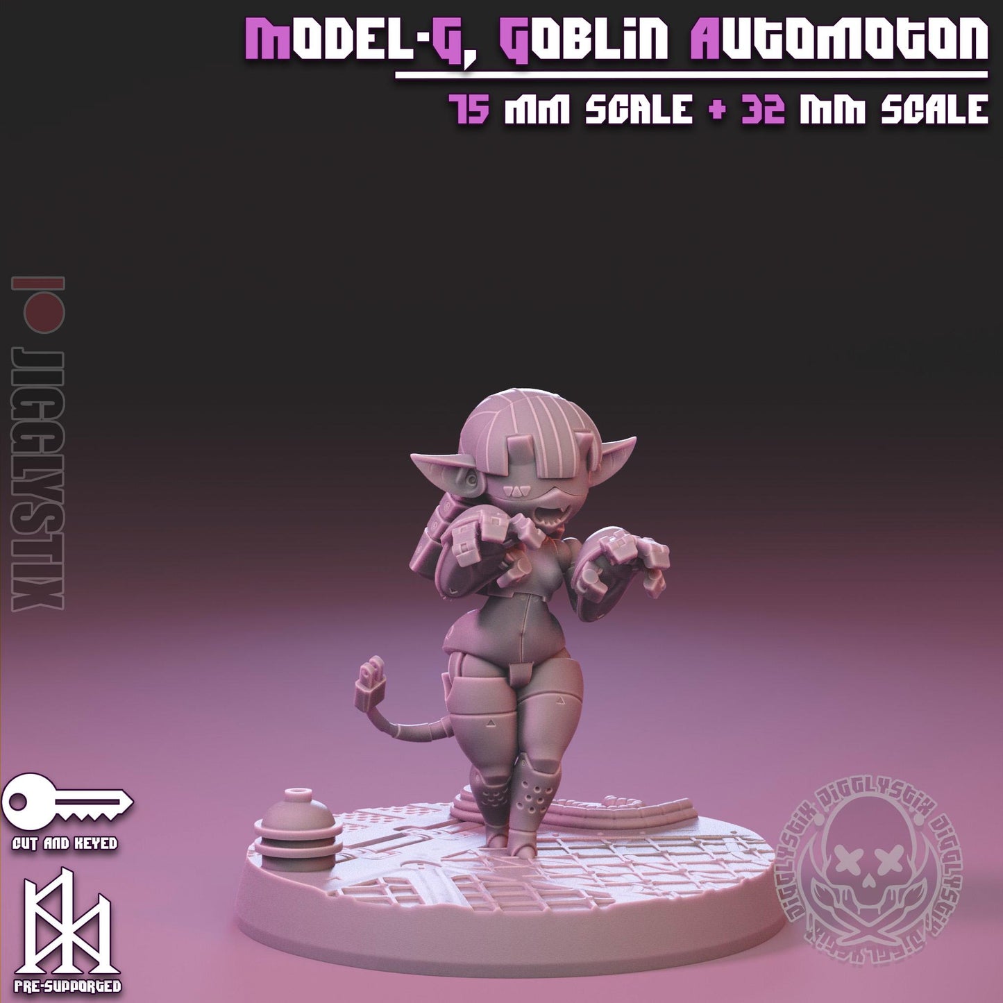 Model-G, the Goblin Automaton Miniature - by Jigglystix