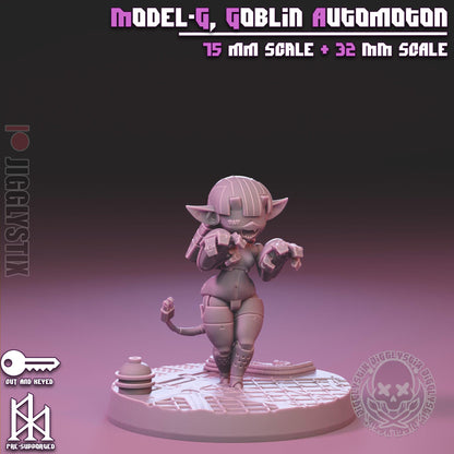 Model-G, the Goblin Automaton Miniature - by Jigglystix
