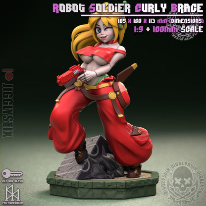 Robot Soldier Curly Brace Miniature - by Jigglystix