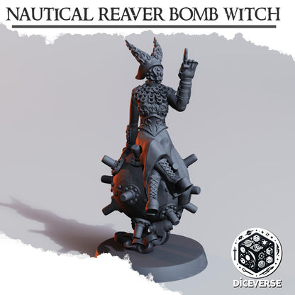 Nautical Reaver Bomb Witch Miniature - Diceverse