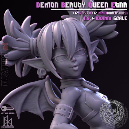Demon Beauty Queen Etna Miniature - by Jigglystix