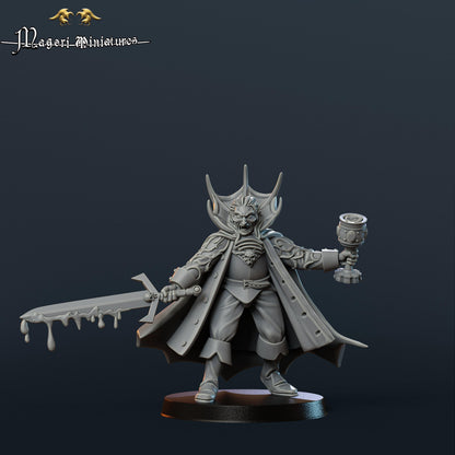 Vampire Noble Enraged Miniature - by Magori Miniatures