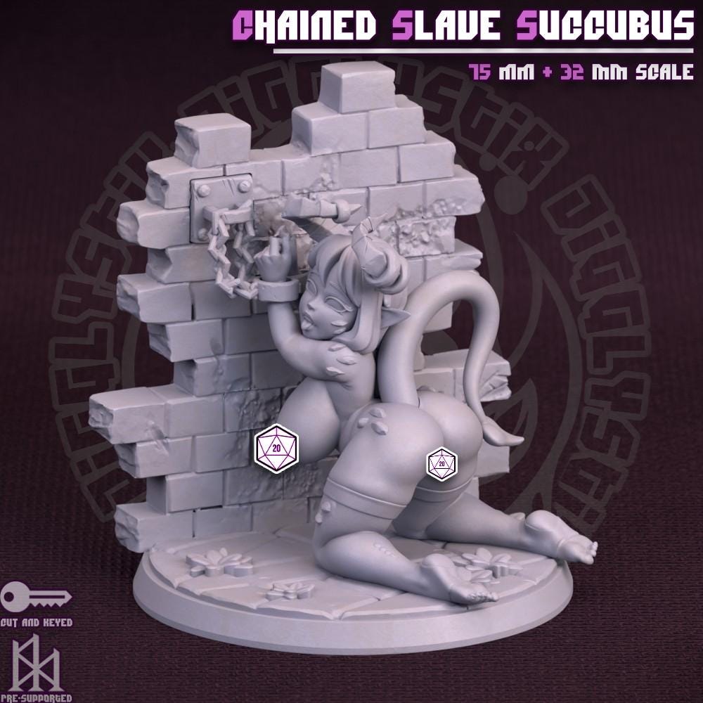 Chained Succubus Miniature - by Jigglystix