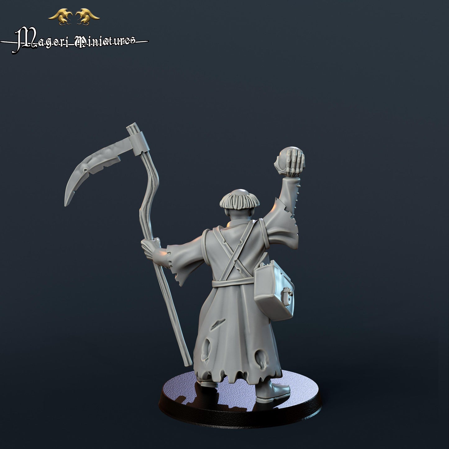 Necromancer Miniature - by Magori Miniatures