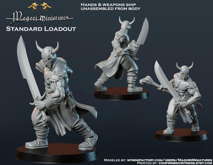 Darksoul Cultist Miniature B - by Magori Miniatures