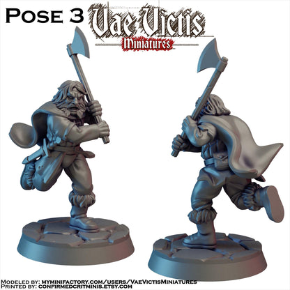 Mountain Men Mercenary Miniatures - by Vae Victis Miniatures