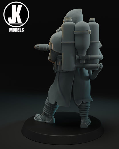 Trench Flamethrower Miniature - JK Remo Models