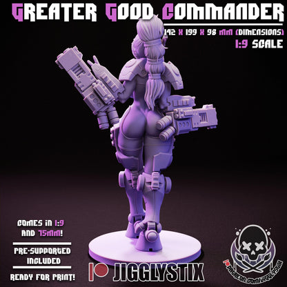 Greater Good Commander Miniature - by Jigglystix