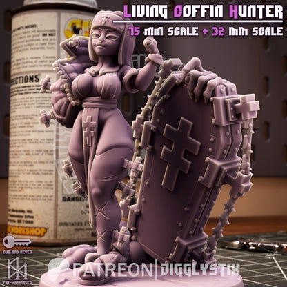 Living Coffin Hunter Miniature - by Jigglystix