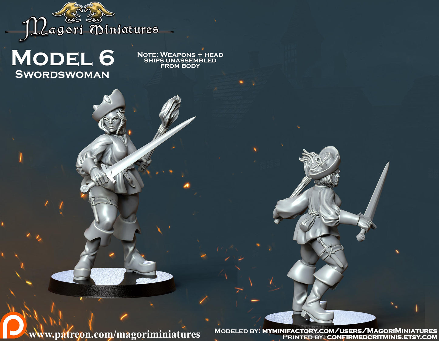 Landsknecht Mercenary Warband Miniatures SET A - by Magori Miniatures