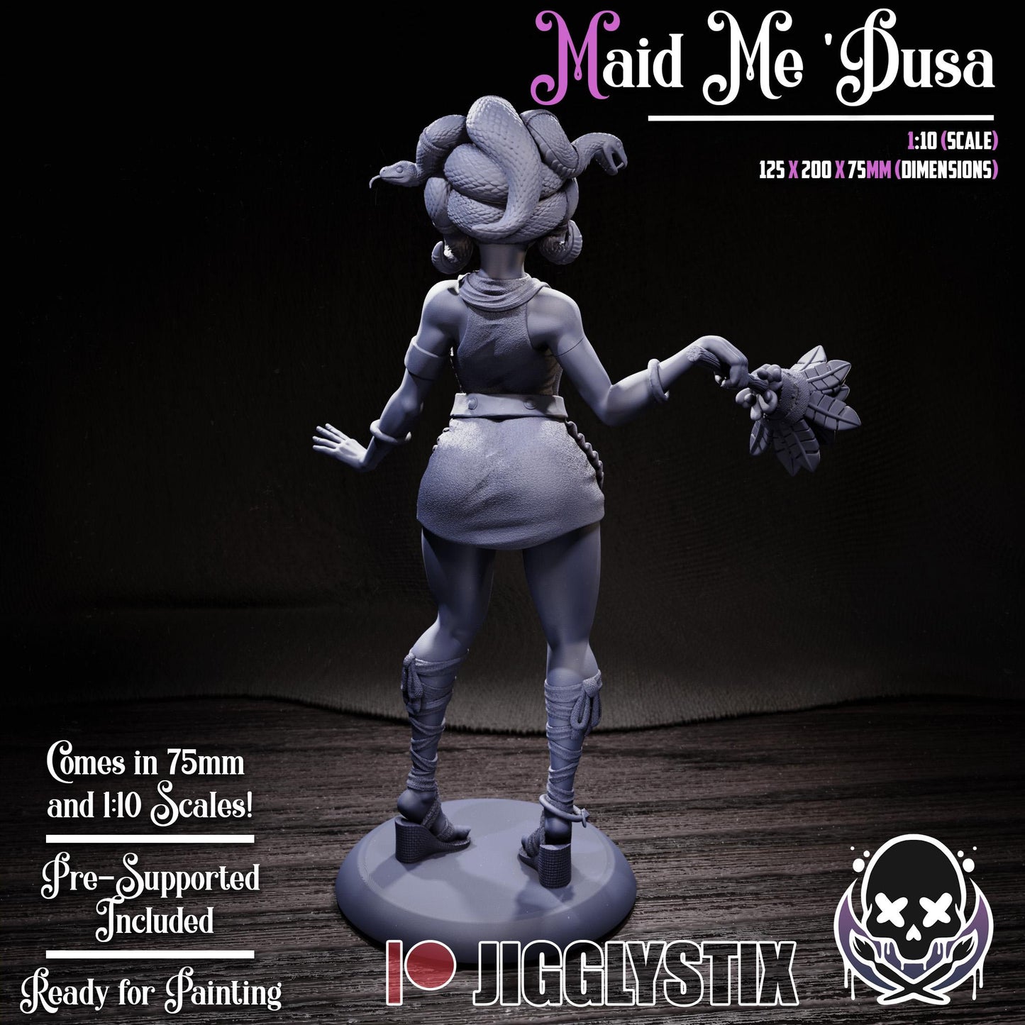 Maid Me Dusa Miniature - by Jigglystix