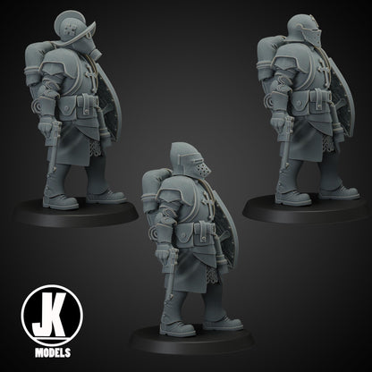 Papal Trench Guard Miniature - JK Remo Models