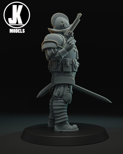 Papal Trooper Revolver Miniature - JK Remo Models