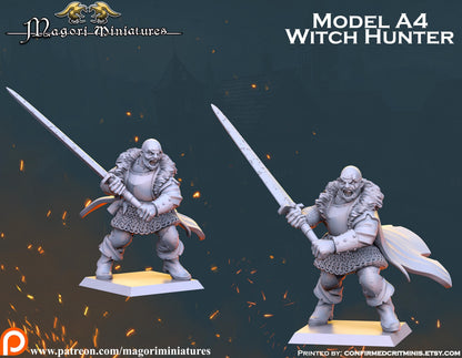 Witch Hunter Warband Miniatures - by Magori Miniatures