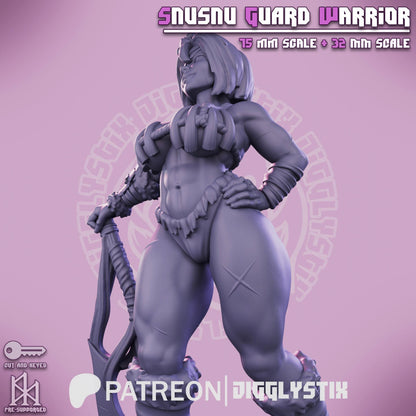 SnuSnu Guard Warrior Miniature - by Jigglystix
