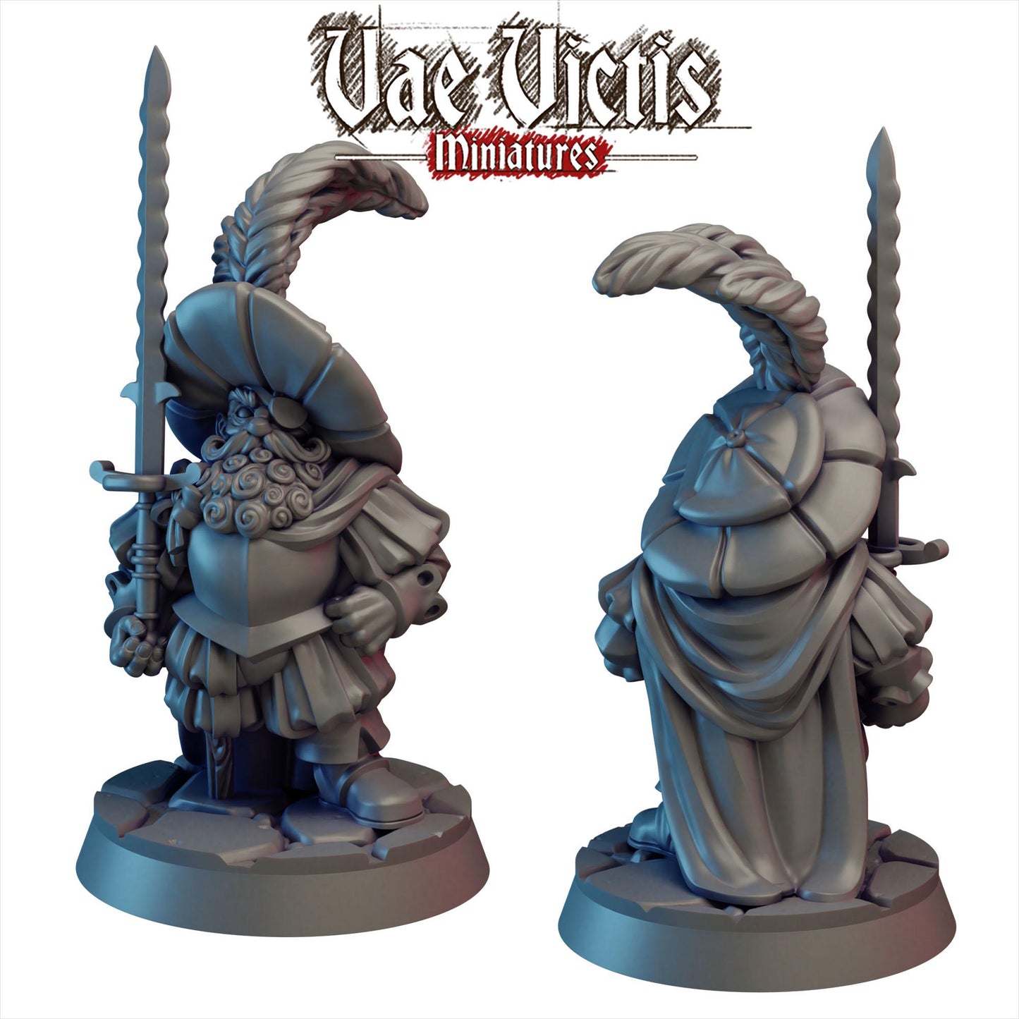 Landsknecht Dwarf Miniature - by Vae Victis Miniatures