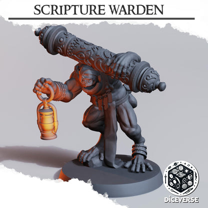 Scripture Warden Miniature - Diceverse
