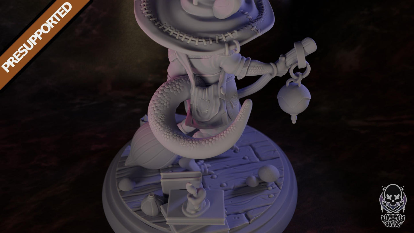 Kobold Astrology Witch Miniature - by Jigglystix
